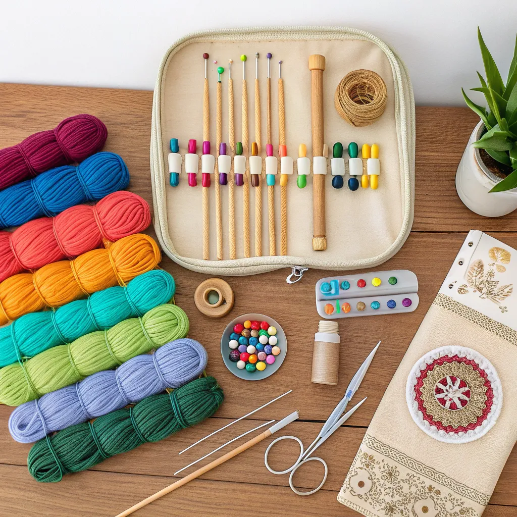 Distinctive collection of handicraft supplies